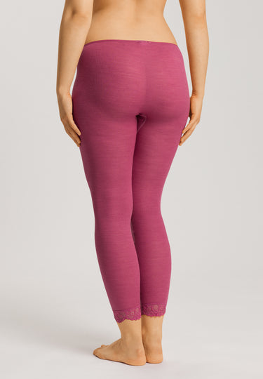 70910 Woolen Lace Leggings - 2414 Rose Wine